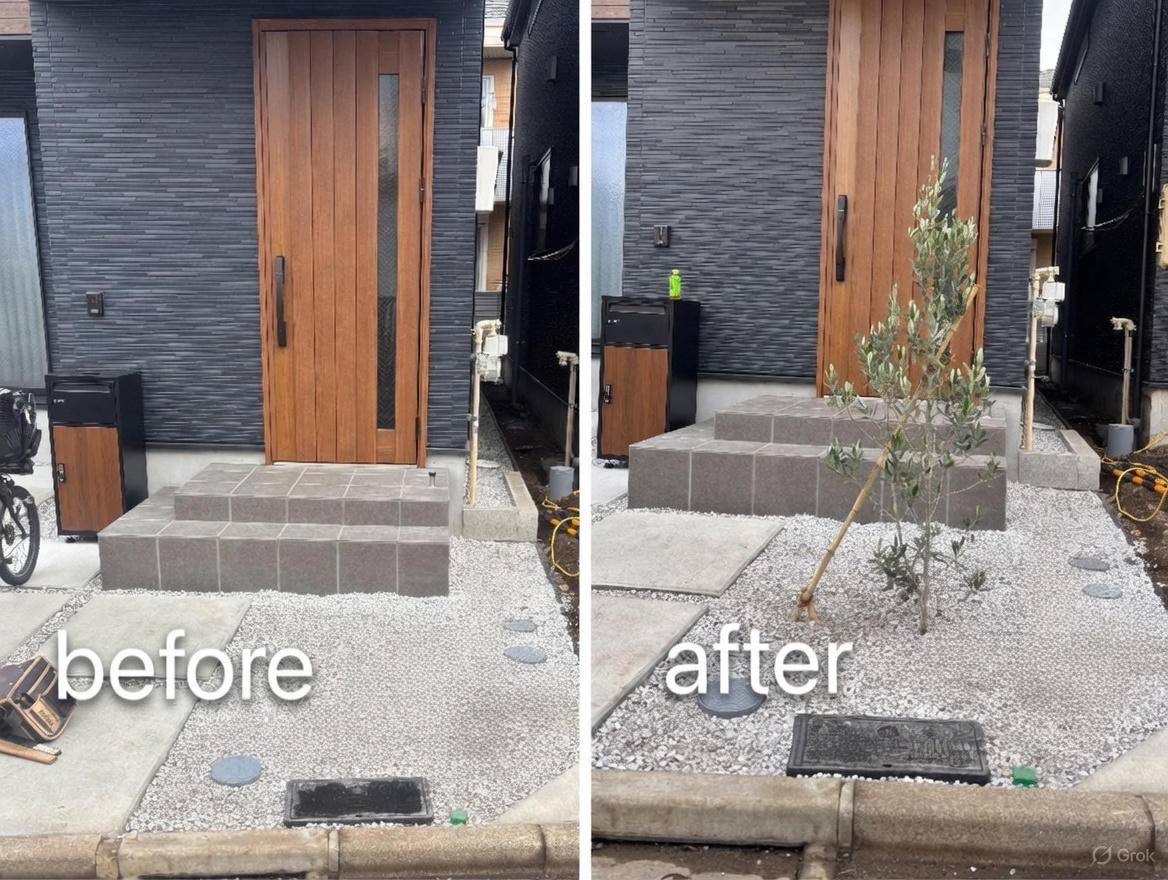 シンボルツリー植栽の画像